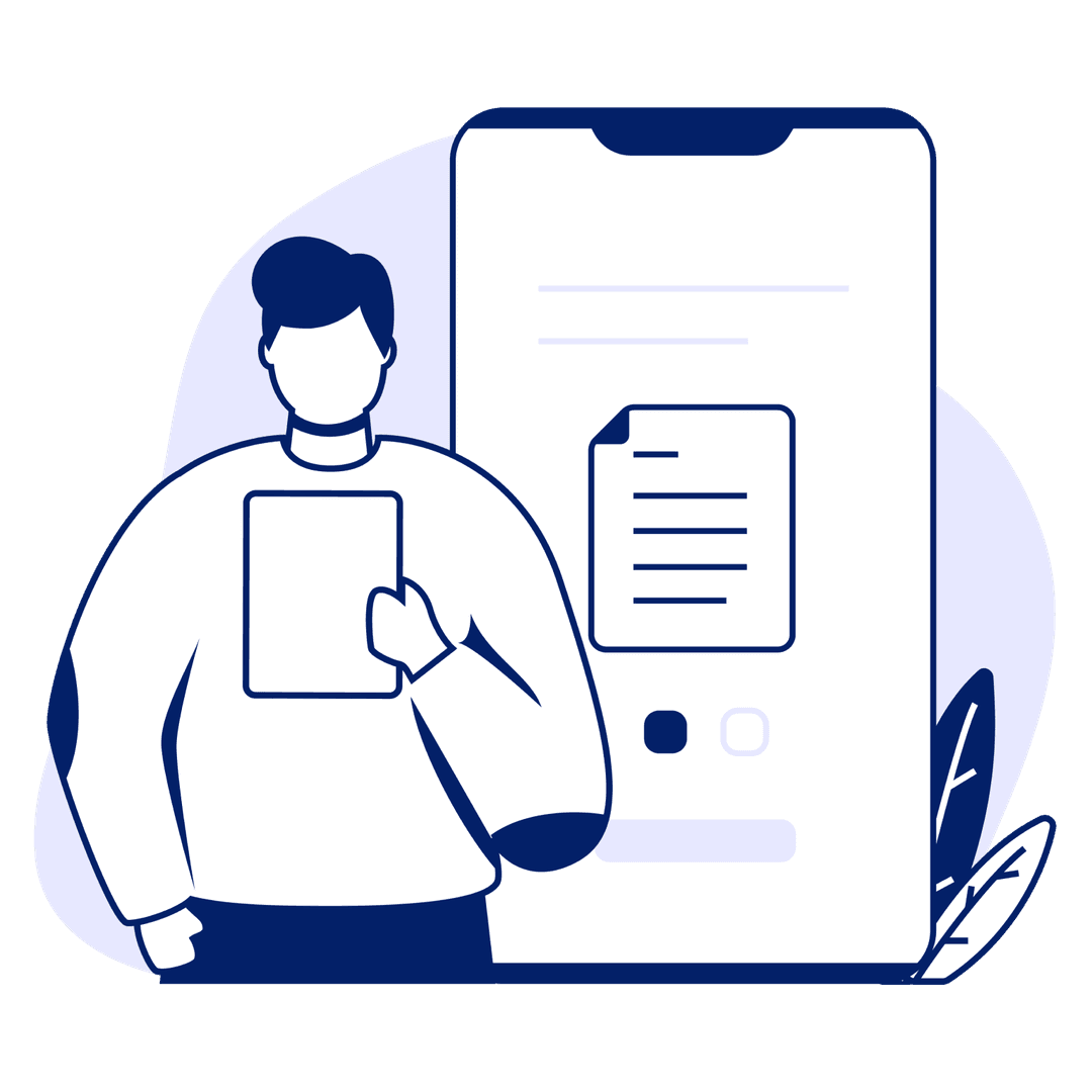 Contact illustration
